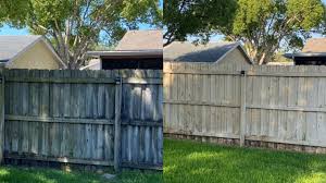Fence pressure washing cleaning Miami